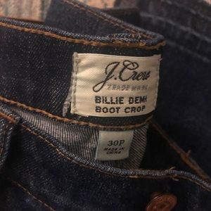 J. Crew Billie Bootcut Crop